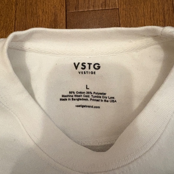 White Graphic Crewneck - Picture 2 of 4